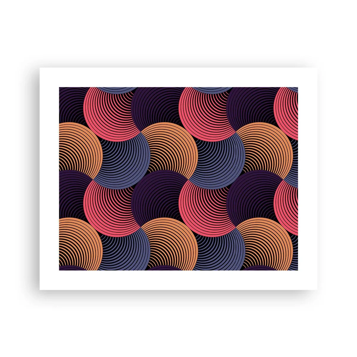 Poster - In a Circular Rhythm - 50x40 cm