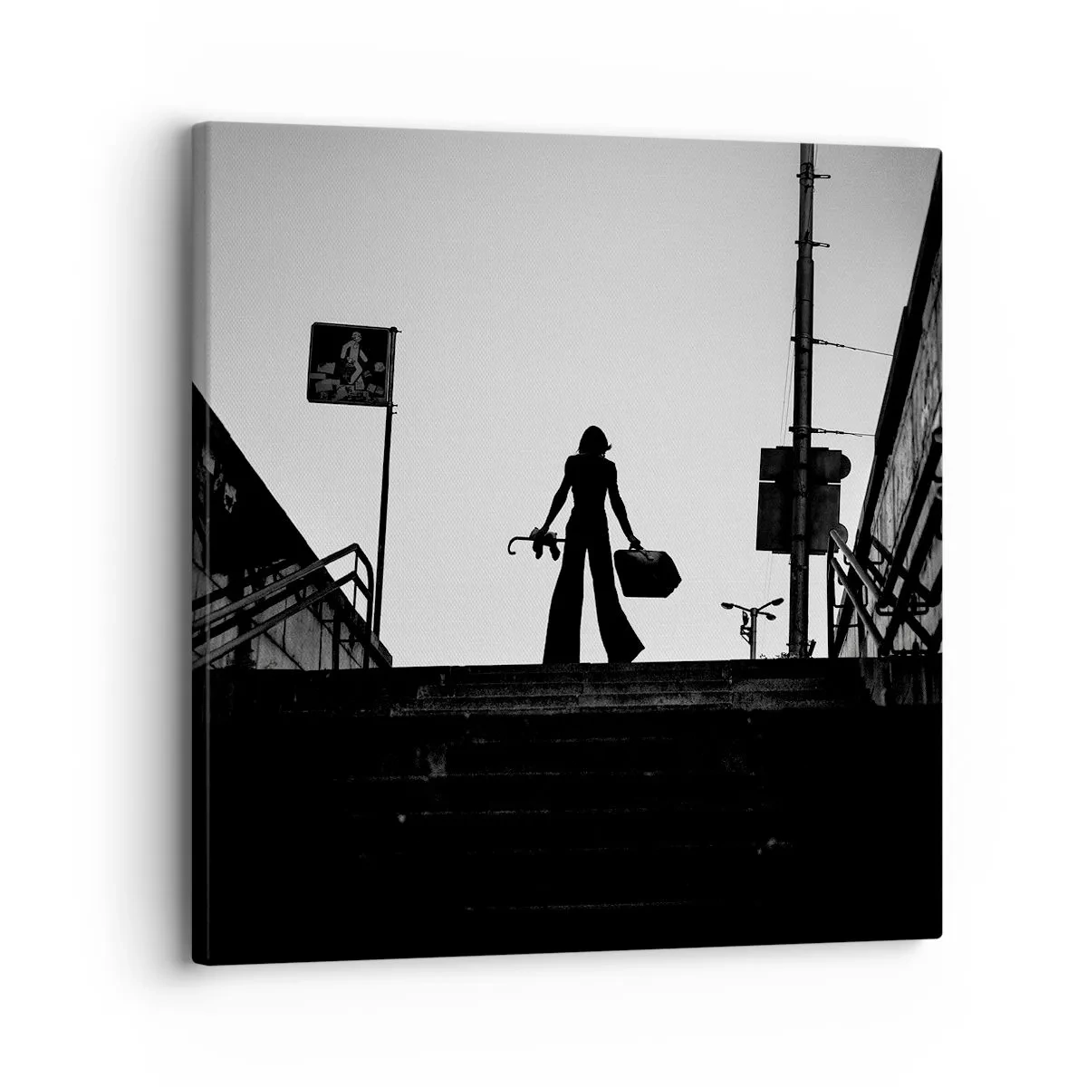 Canvas picture - City Wander - 30x30 cm