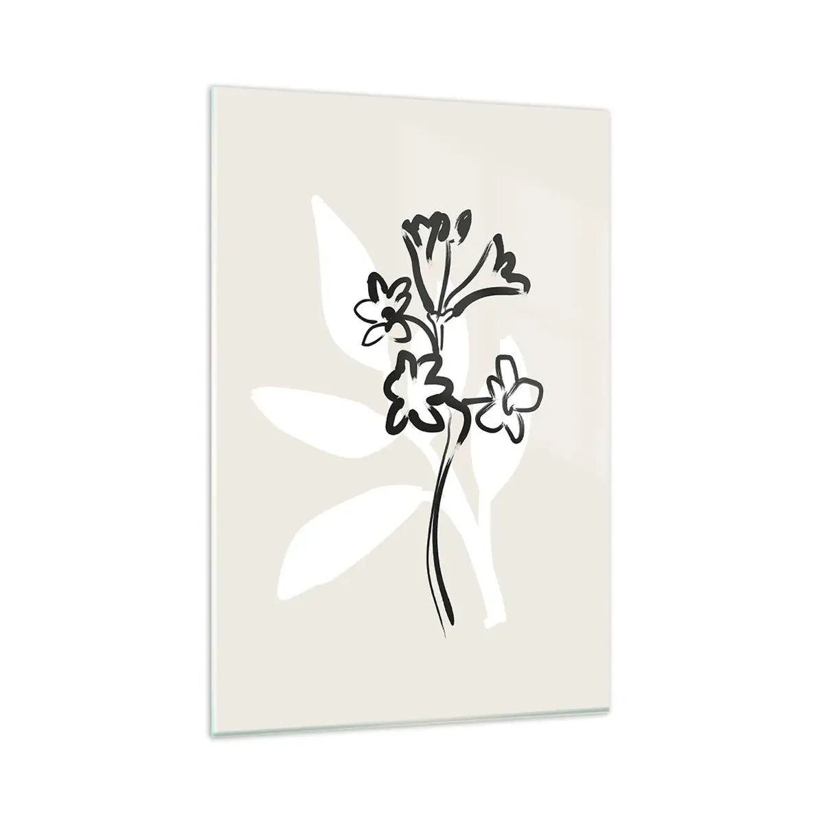 Glass picture - Sketch for Herbarium - 80x120 cm