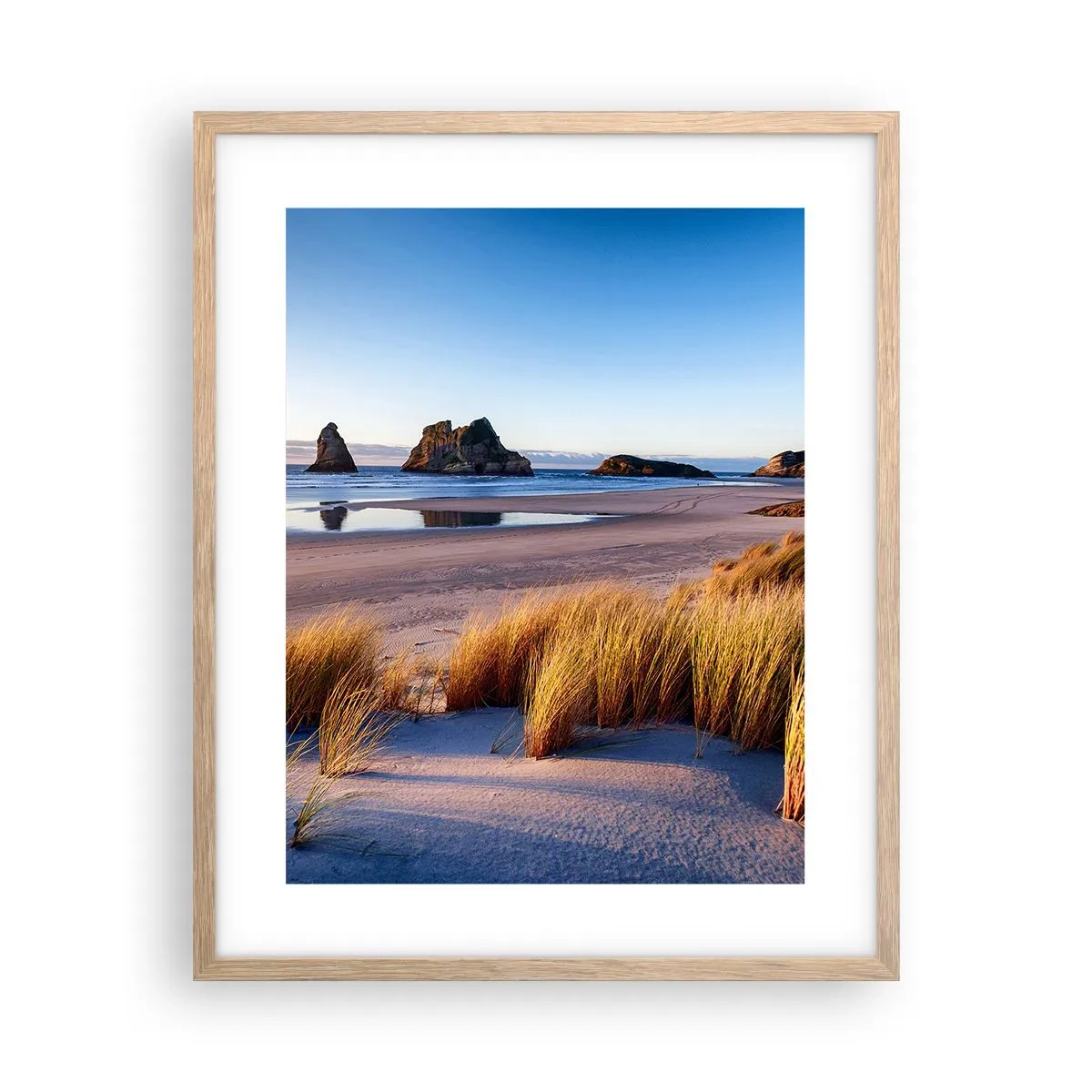 Poster in light oak frame - For Peace Seekers - 40x50 cm