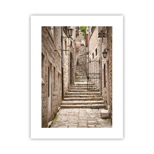 Poster - Magical Old Alley - 30x40 cm