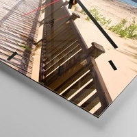 Clock face with lines