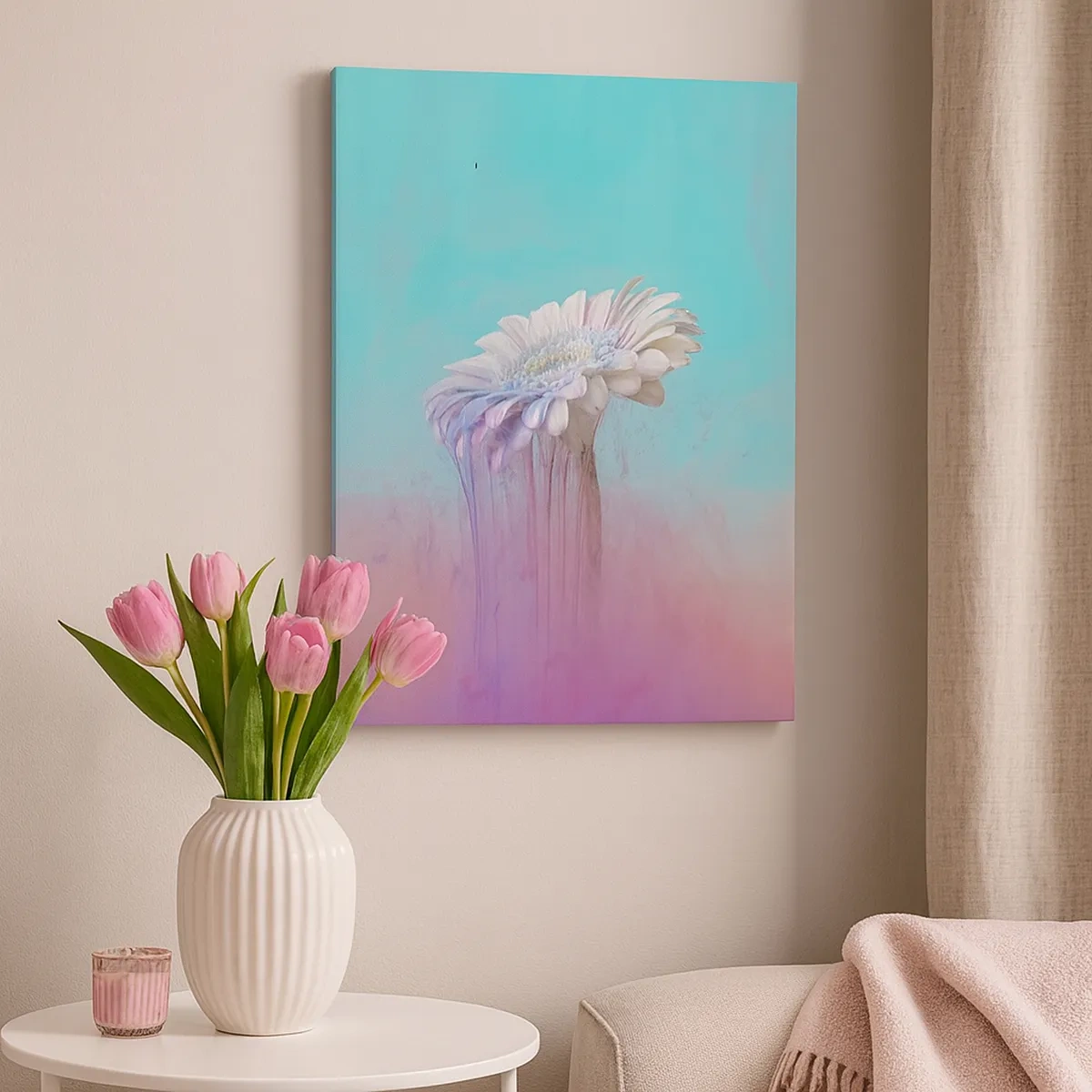 Canvas picture - Afterlife of Flowers - 50x70 cm