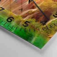 Clock face with numbers