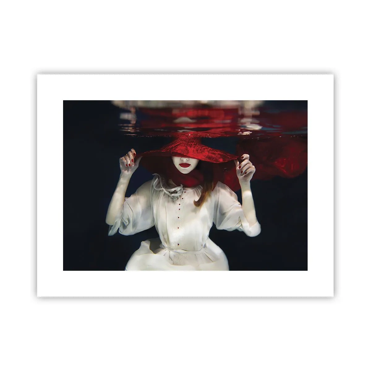 Poster - Mysterious Woman - 40x30 cm