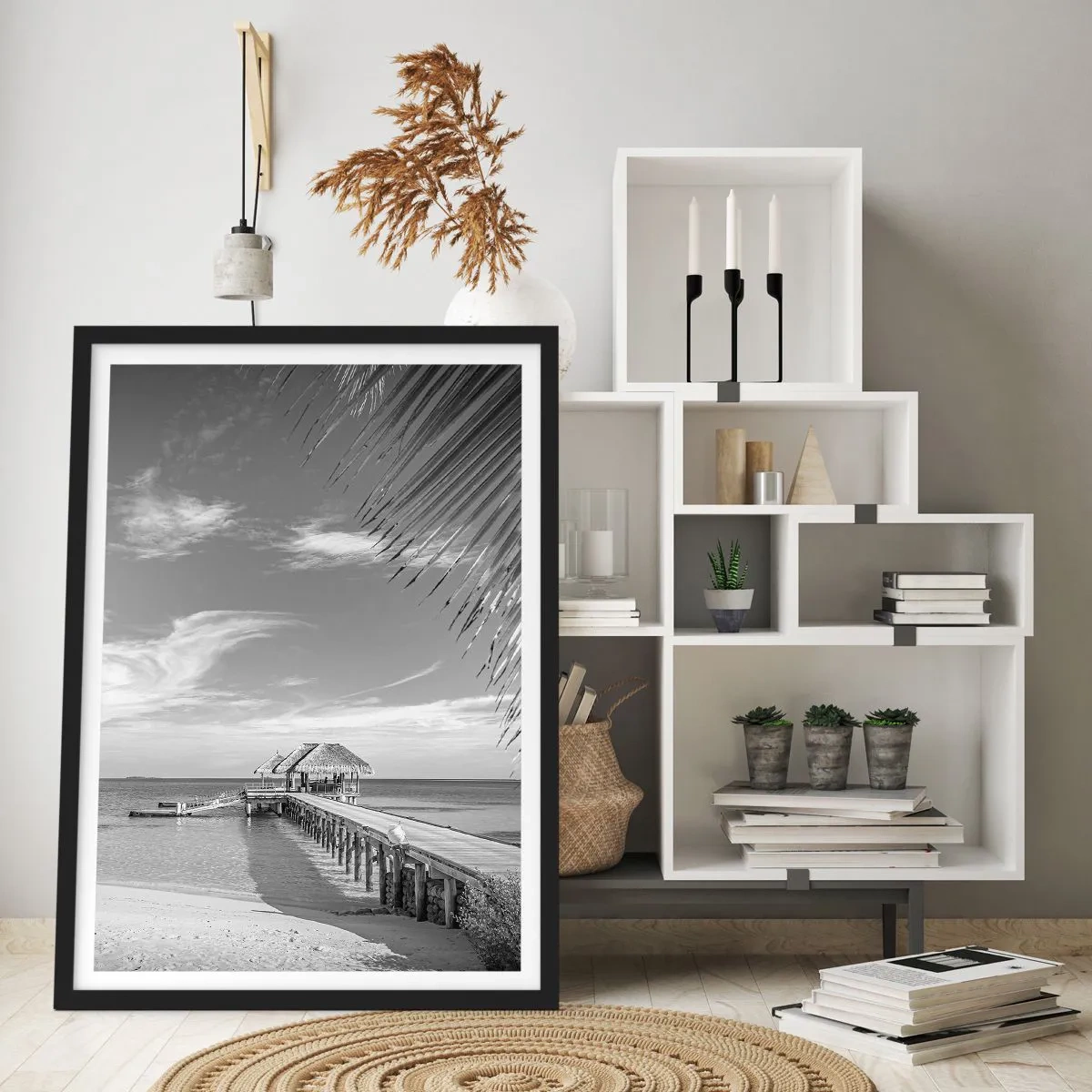 Poster in black frame - Memory or a Dream? - 30x40 cm