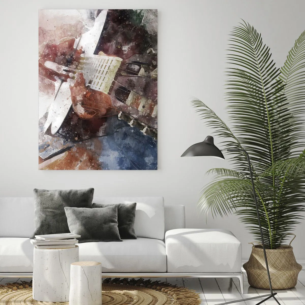 Glass picture - And What do You Think? - 50x70 cm