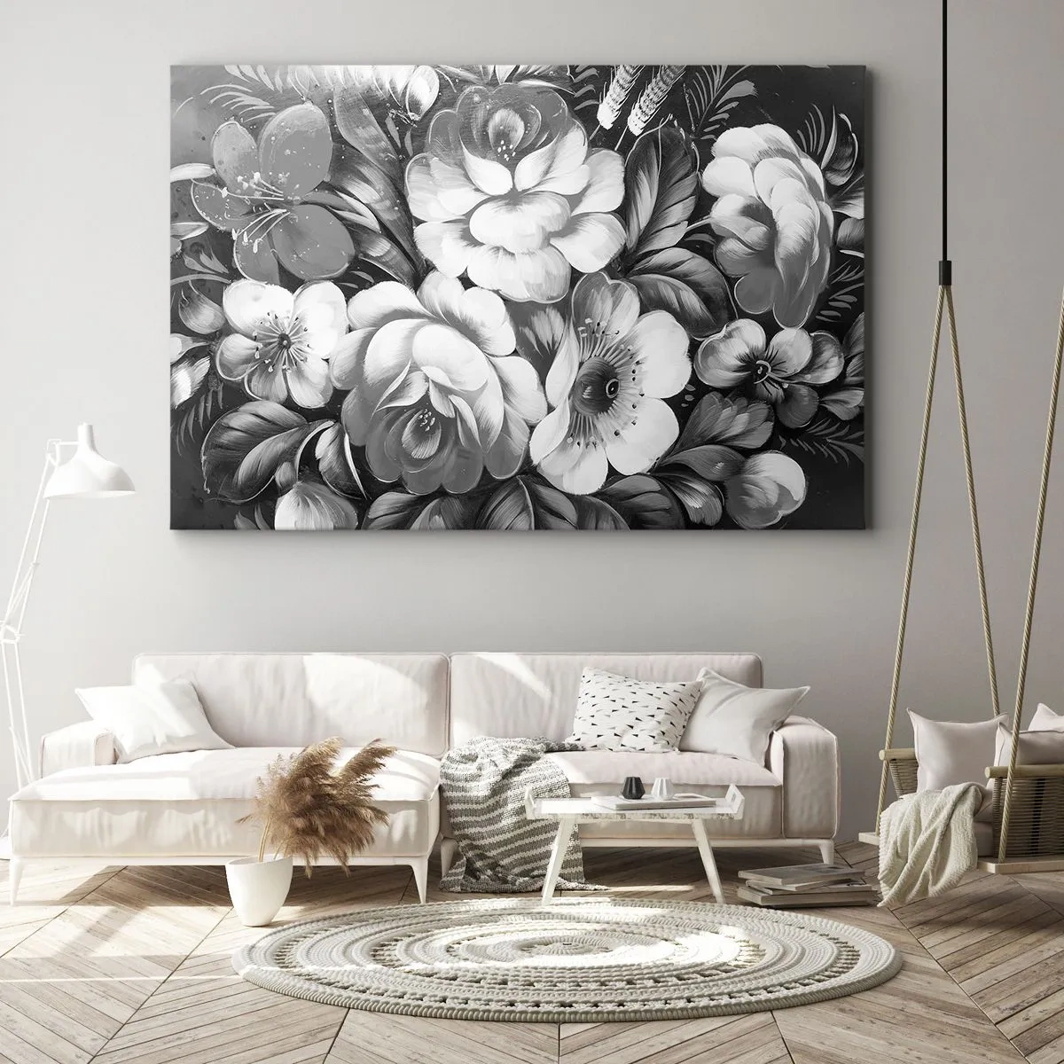 Canvas picture - Beautiful Even in Greyness - 120x80 cm
