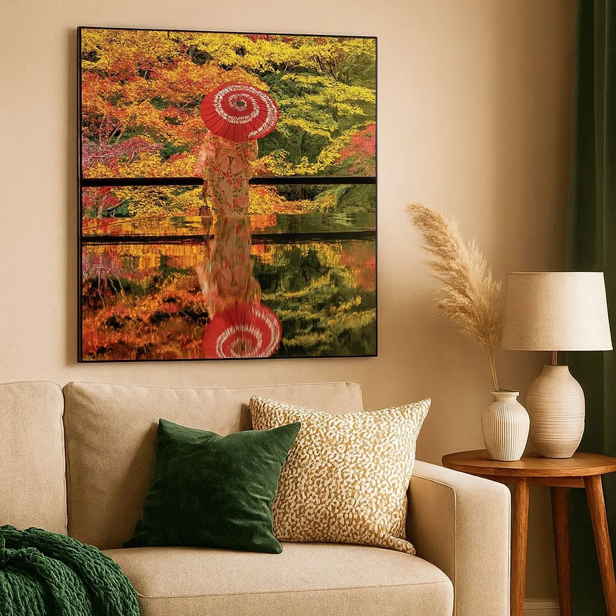 Canvas picture - In a Temple of Nature - 30x30 cm