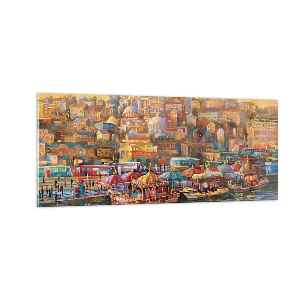 Glass picture - Istanbul Story - 100x40 cm
