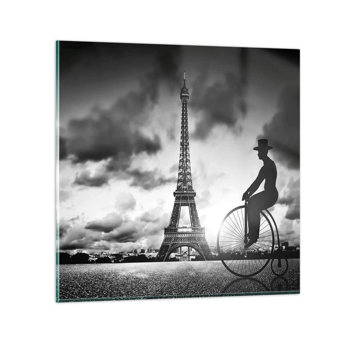 Glass picture - Longing for Belle Epoque - 30x30 cm