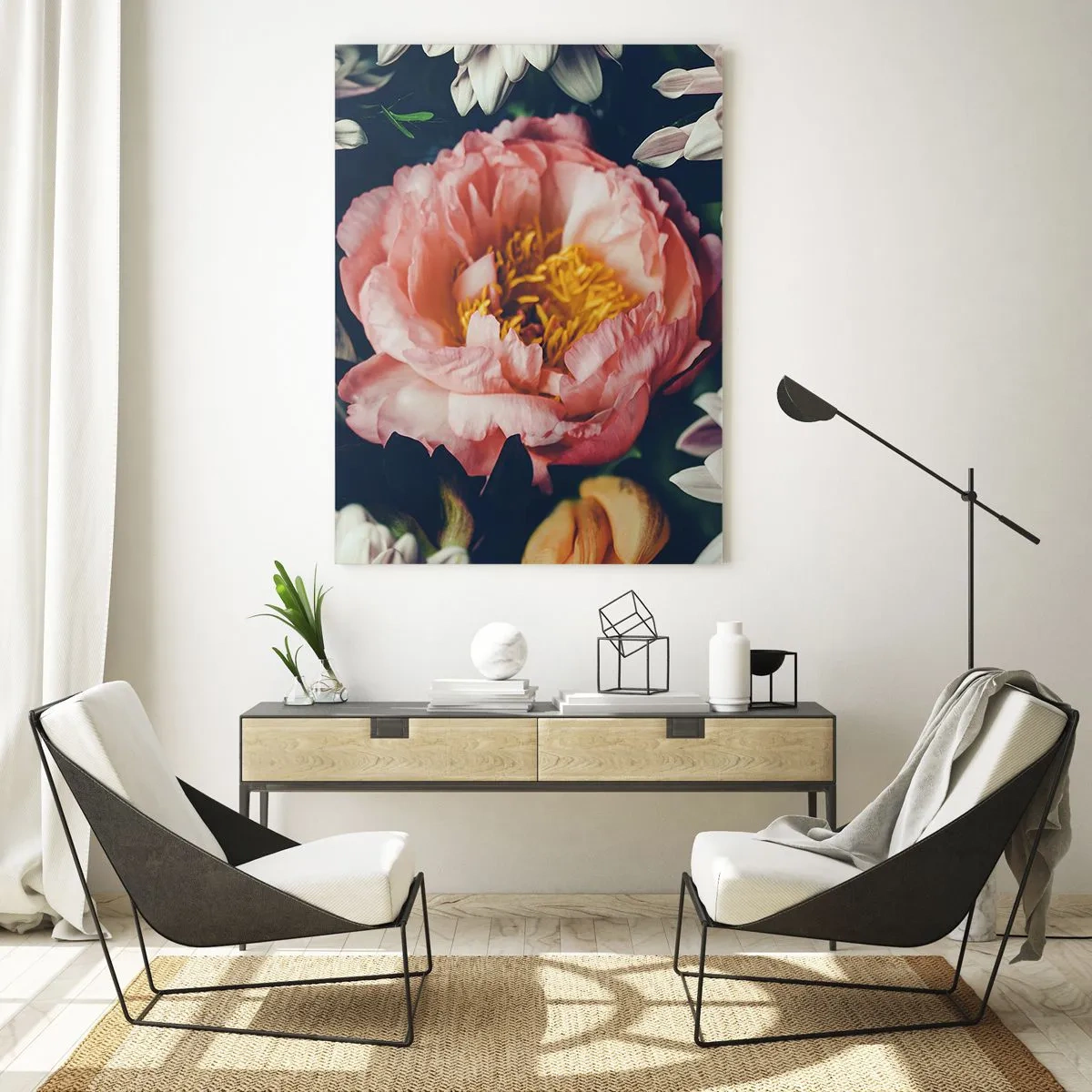 Glass picture - In Baroque Style - 50x70 cm