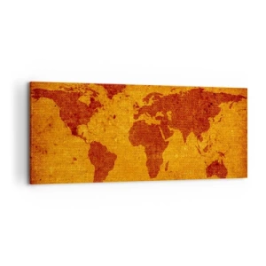 Canvas picture - Invitation for Travel - 120x50 cm