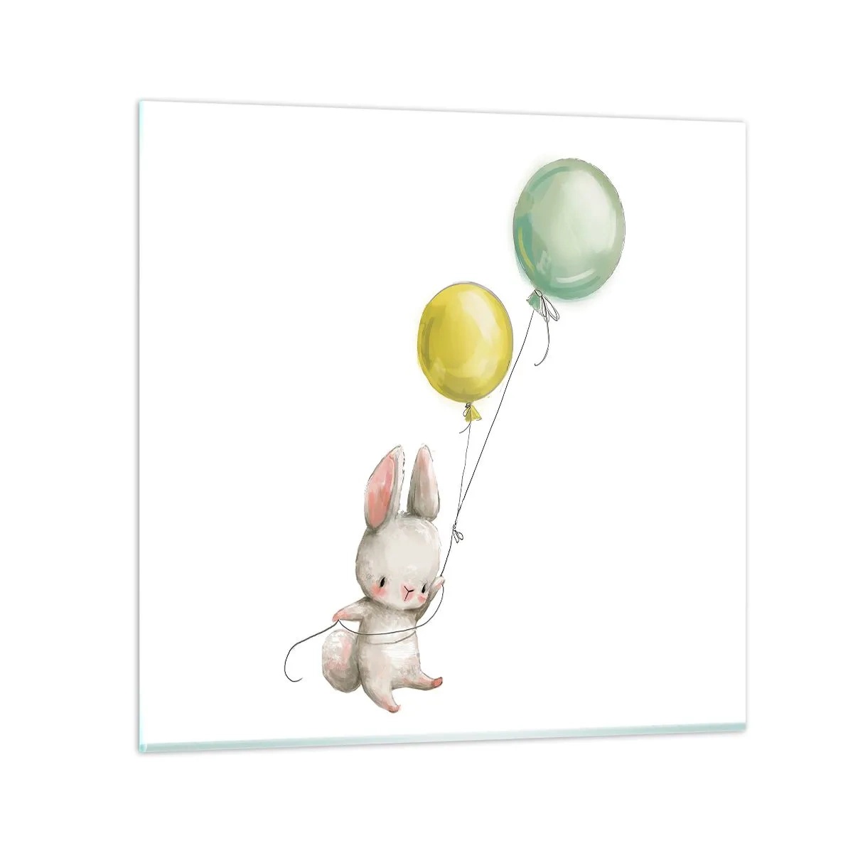 Glass picture - I Will Fly Too! - 60x60 cm