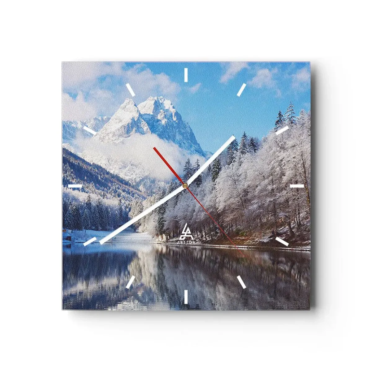 Wall clock - Clock on glass - Snow Patrol - 40x40 cm