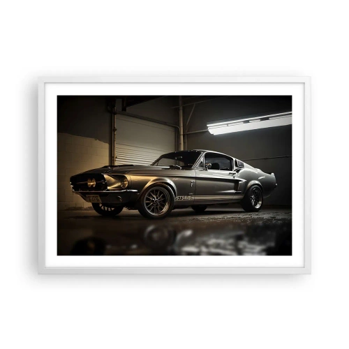 Poster in white frmae - Back to the Future - 70x50 cm