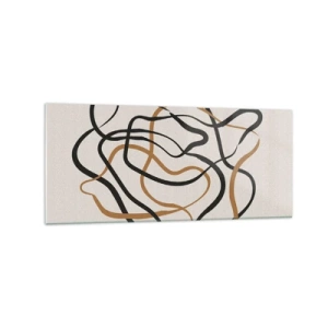 Glass picture - Everything Is Tangled UP - 120x50 cm