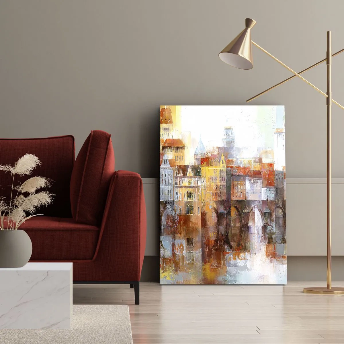 Canvas picture - Under The Bridge It Is Also Pretty - 50x70 cm