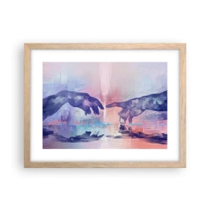 Poster in light oak frame - Godly Spark of Life - 40x30 cm