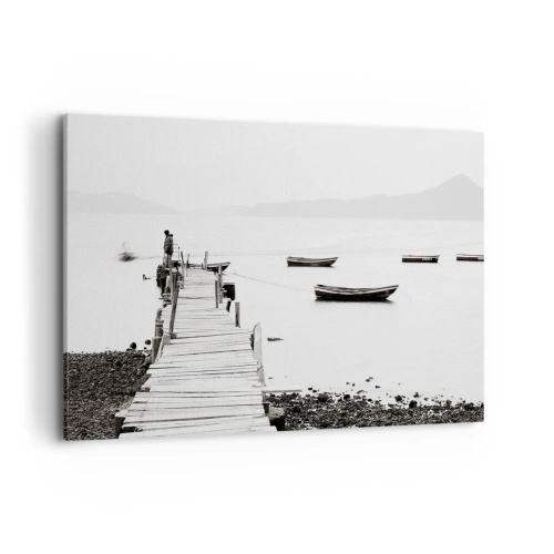 Canvas picture - By Waters Still and Clear - 120x80 cm