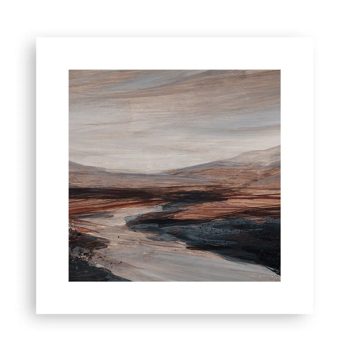 Poster - Quiet Valley - 30x30 cm