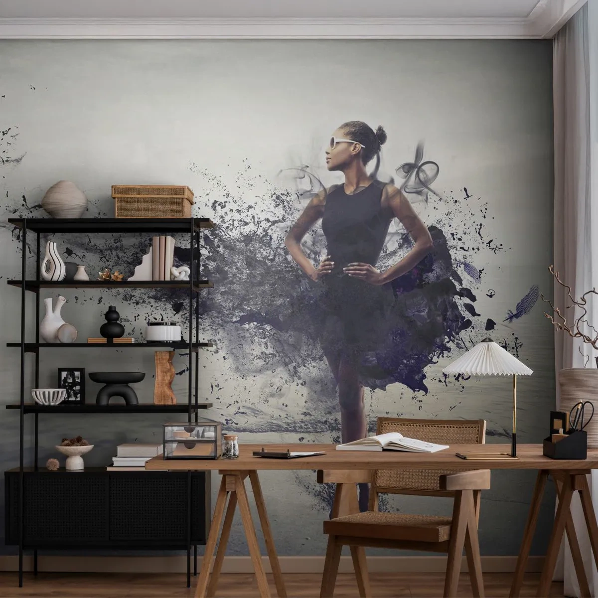 Photo Wallpaper Standard Eco - African Venus - Woman, Abstraction, Model - 500x350 cm