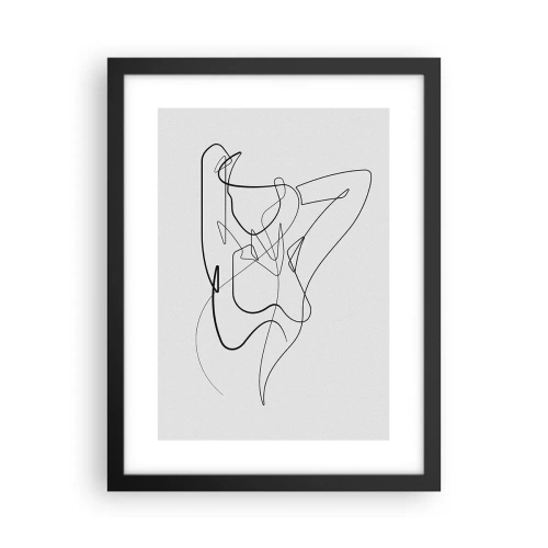 Poster in black frame - What You Are Really Like - 30x40 cm
