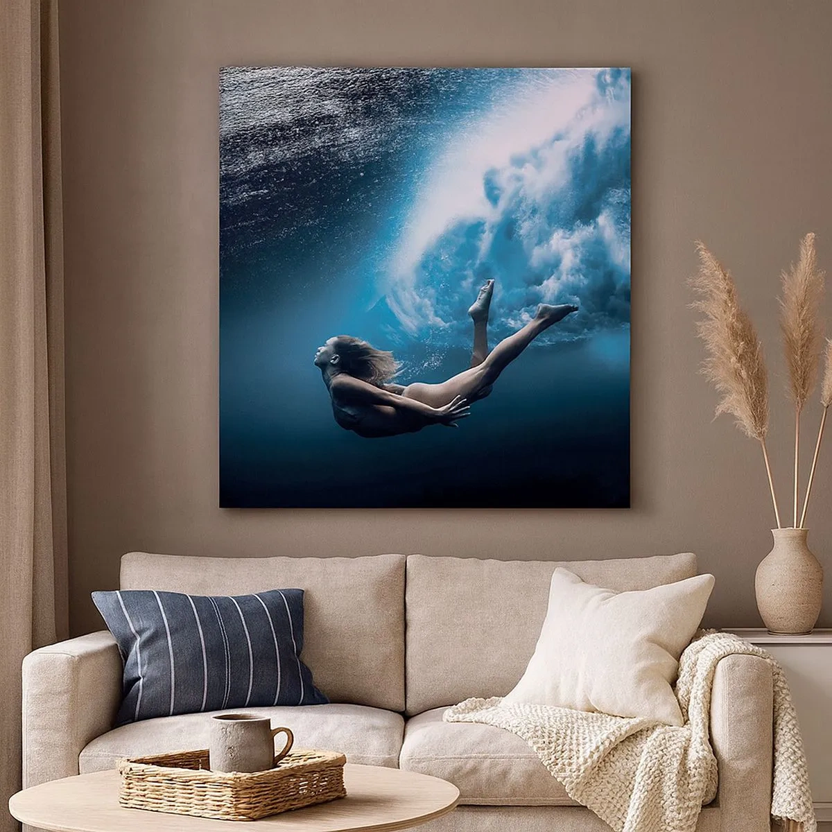 Canvas picture - Contemporary Syren - 30x30 cm