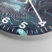 Clock face with numbers