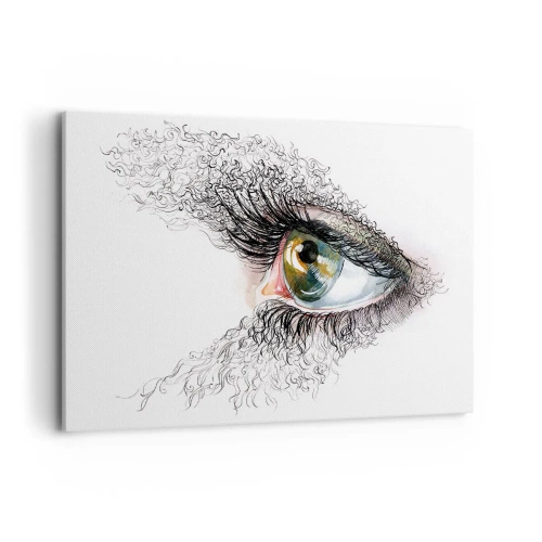 Canvas picture - Look straight into the Soul - 100x70 cm