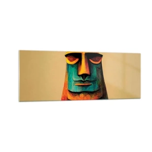 Glass picture - Statuesque but Friendly - 140x50 cm