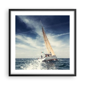 Poster in black frame - They Won't Catch Us - 50x50 cm