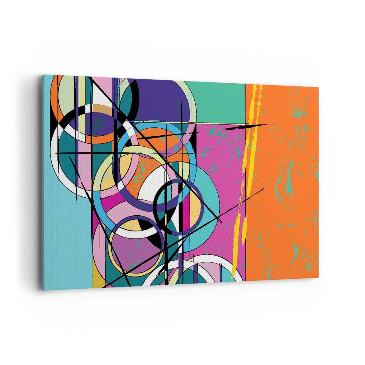 Canvas picture - Wheels Go Round and Round - 120x80 cm