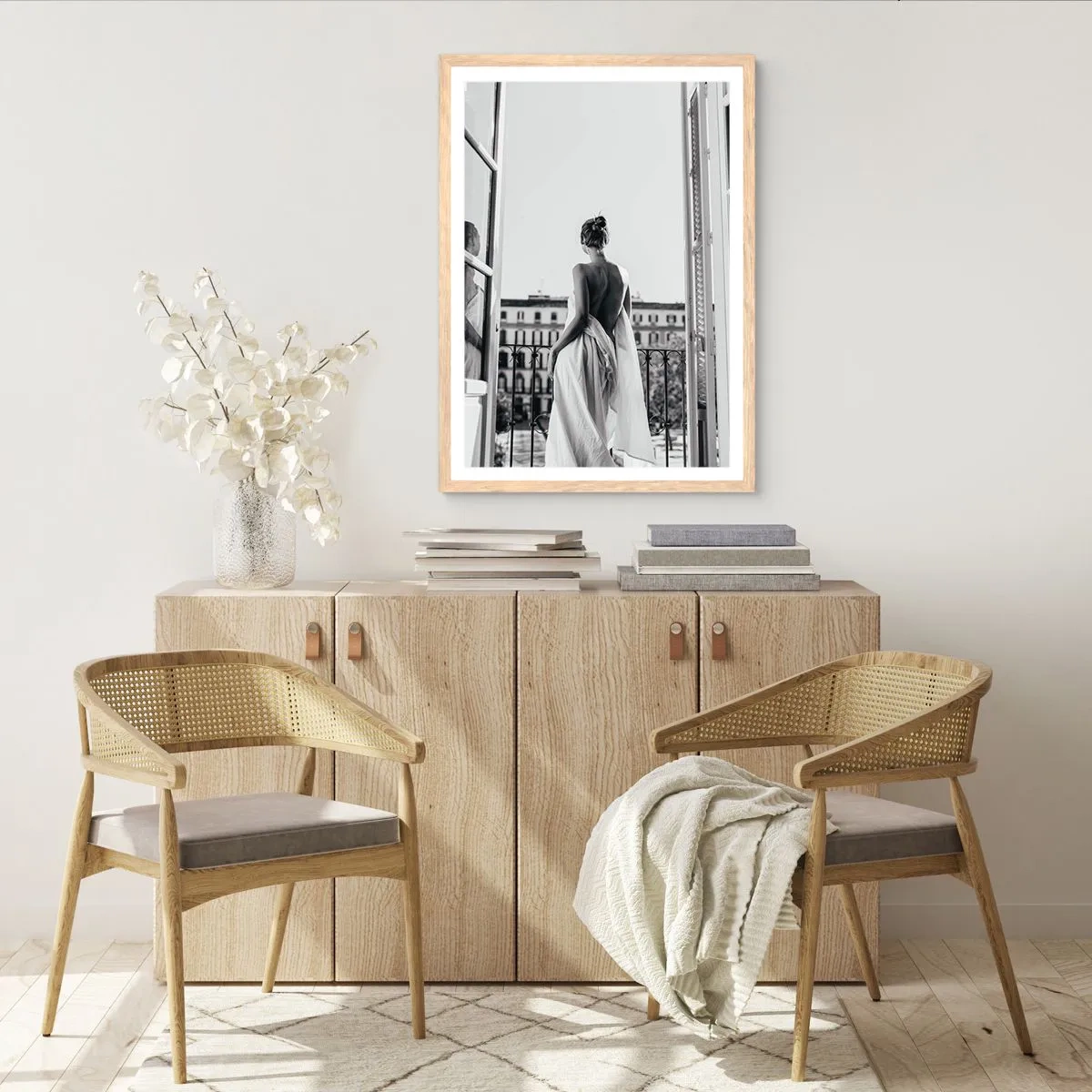 Poster in light oak frame - Awakening of the Senses - 61x91 cm