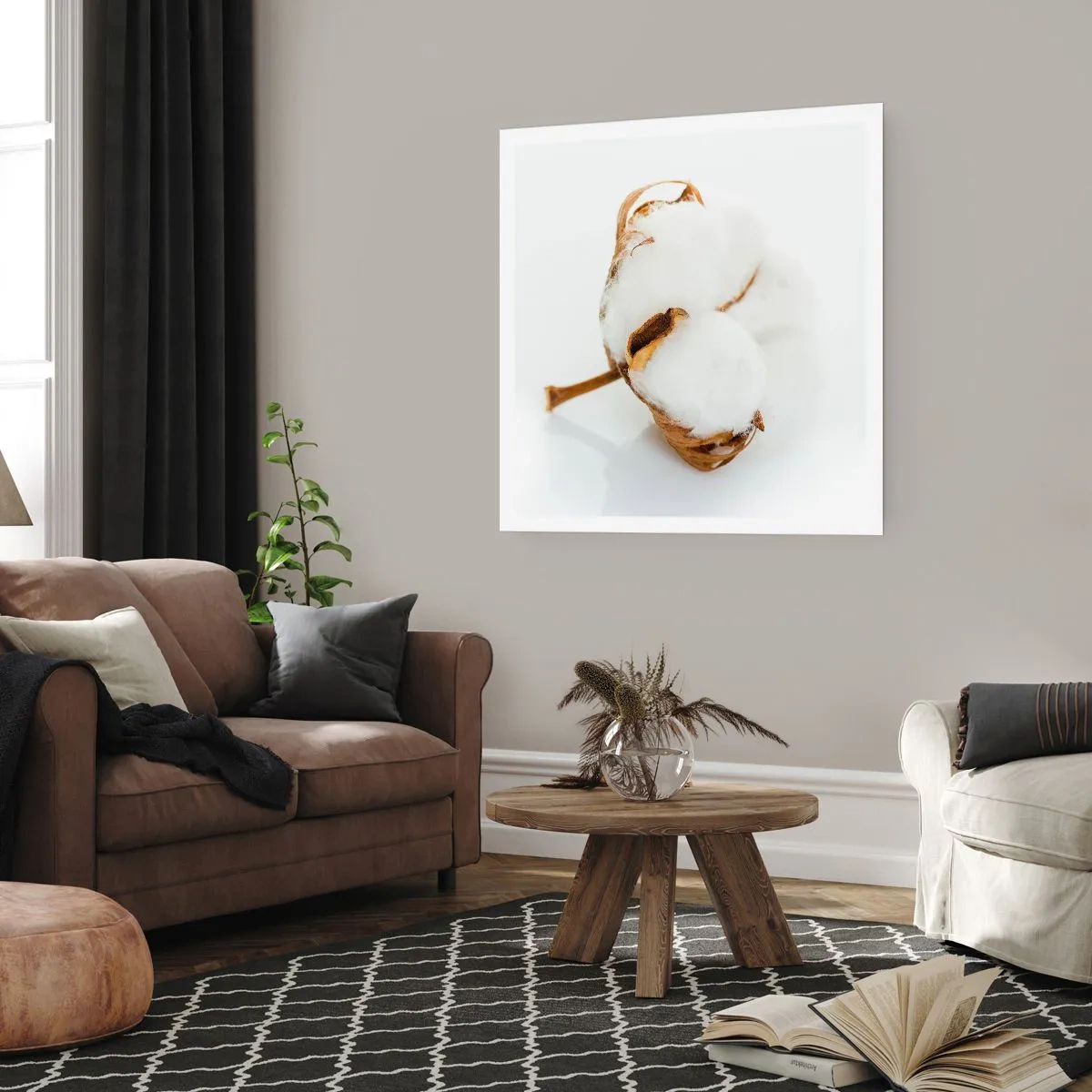 Poster - Soft By Nature - 60x60 cm