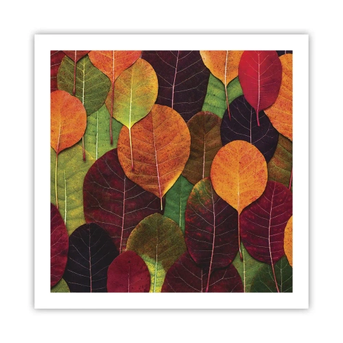 Poster - Autumn Mosaics - 60x60 cm