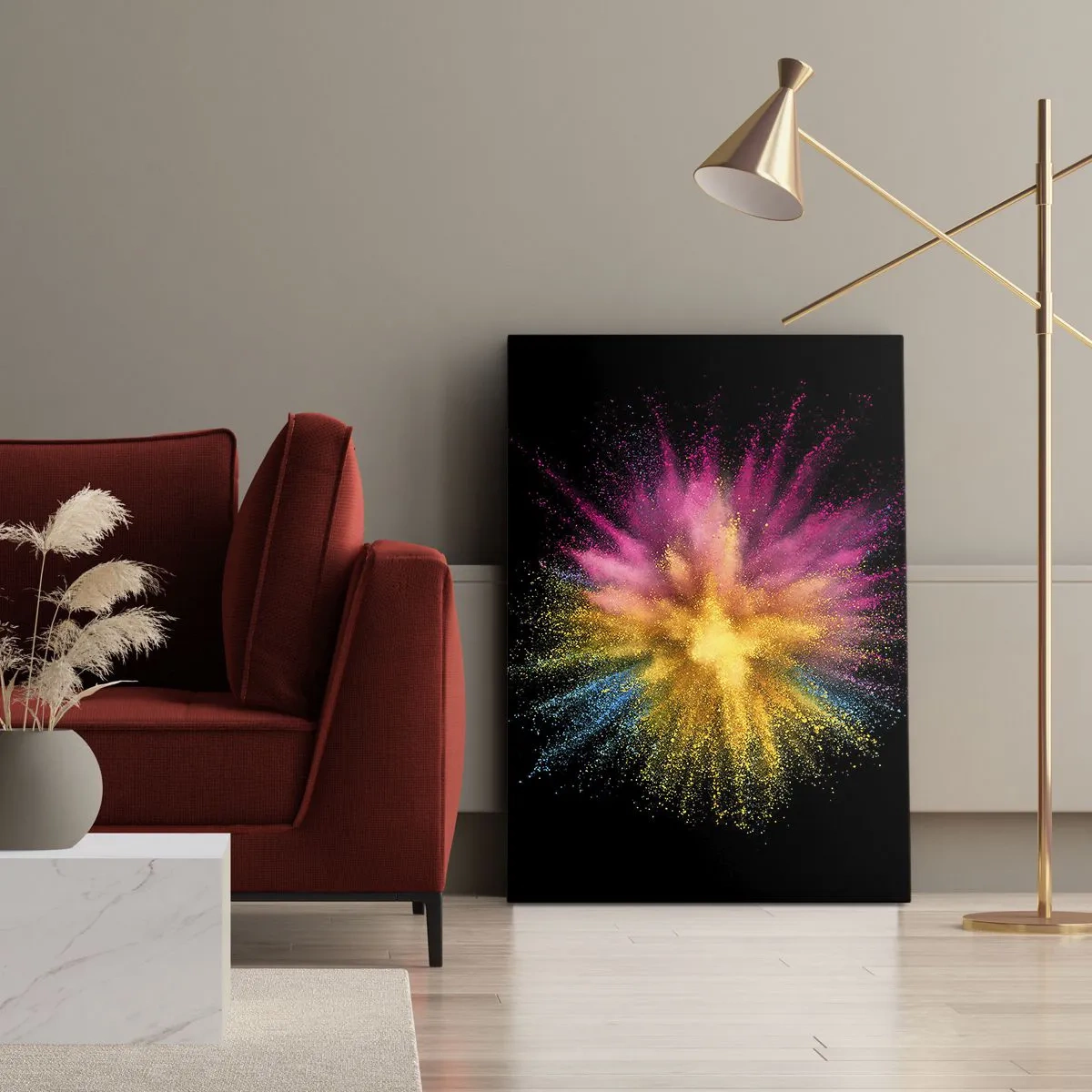 Canvas picture - Birth of Colours - 70x100 cm