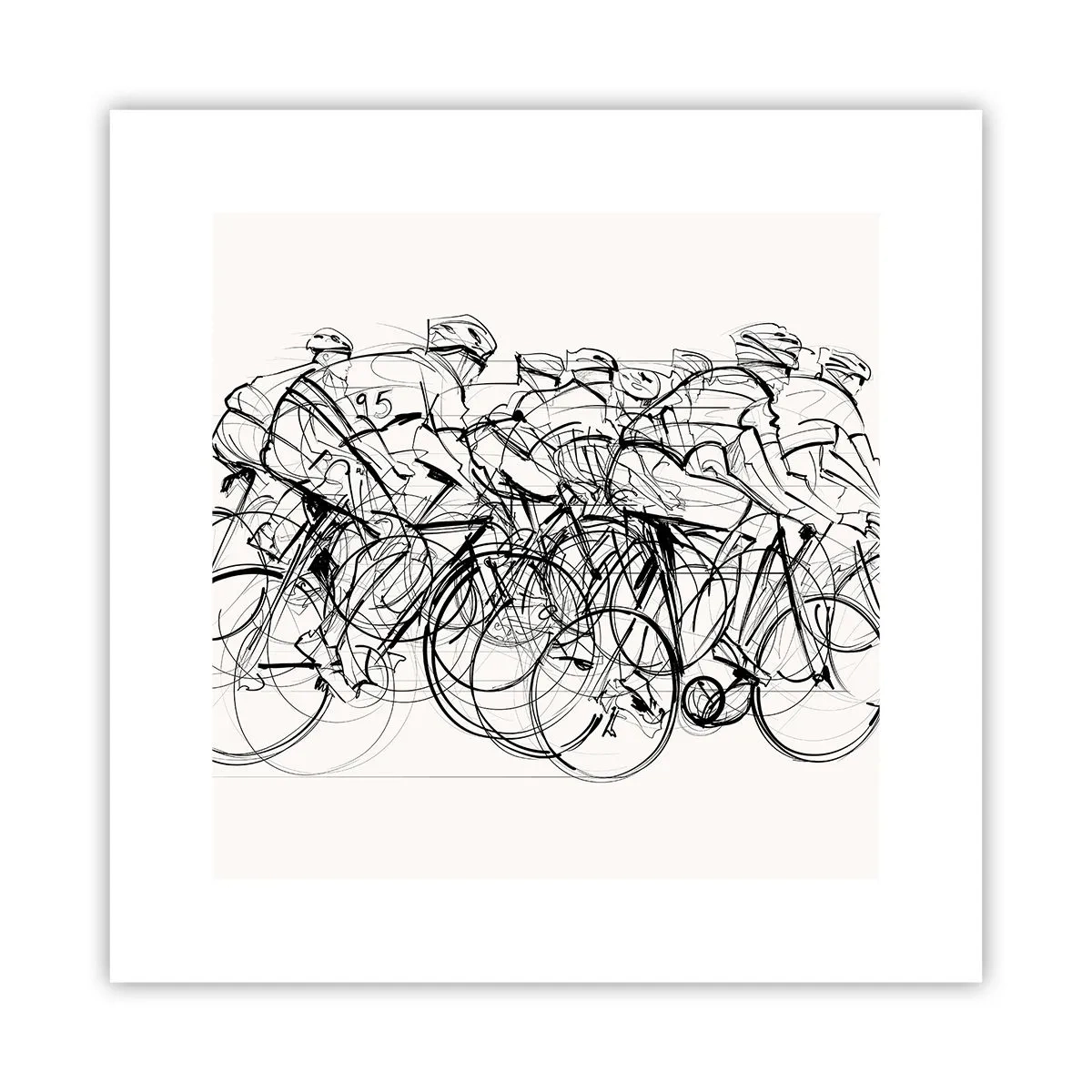 Poster - Together as a Team - 30x30 cm