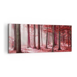 Canvas picture - Red Equally Beautiful - 100x40 cm