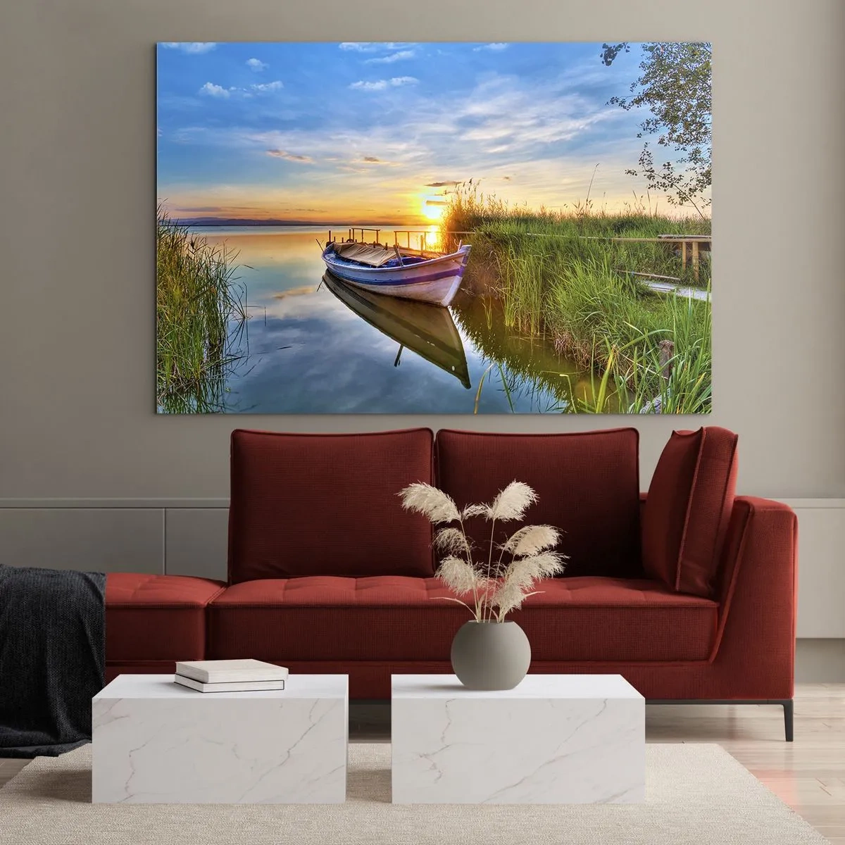 Glass picture - Bay of Fulfilled Dreams - 100x70 cm