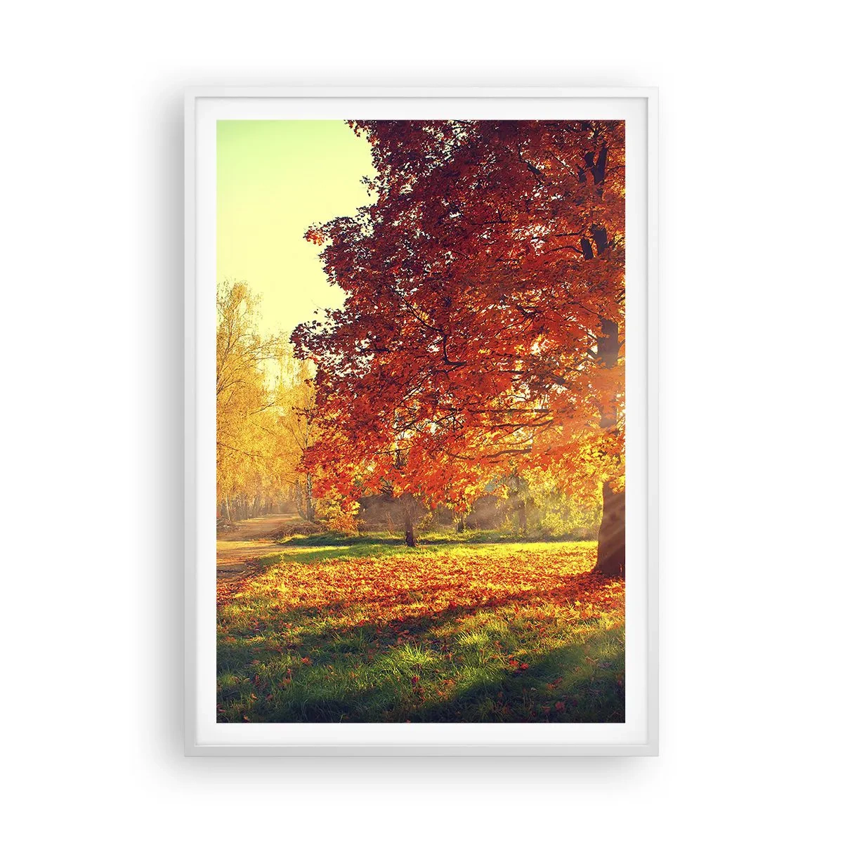 Poster in white frmae - Ginger Is Beautiful - 70x100 cm