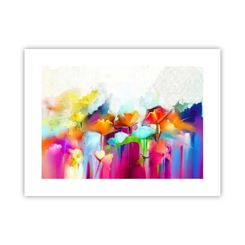 Poster - Rainbow Has Bloomed - 40x30 cm