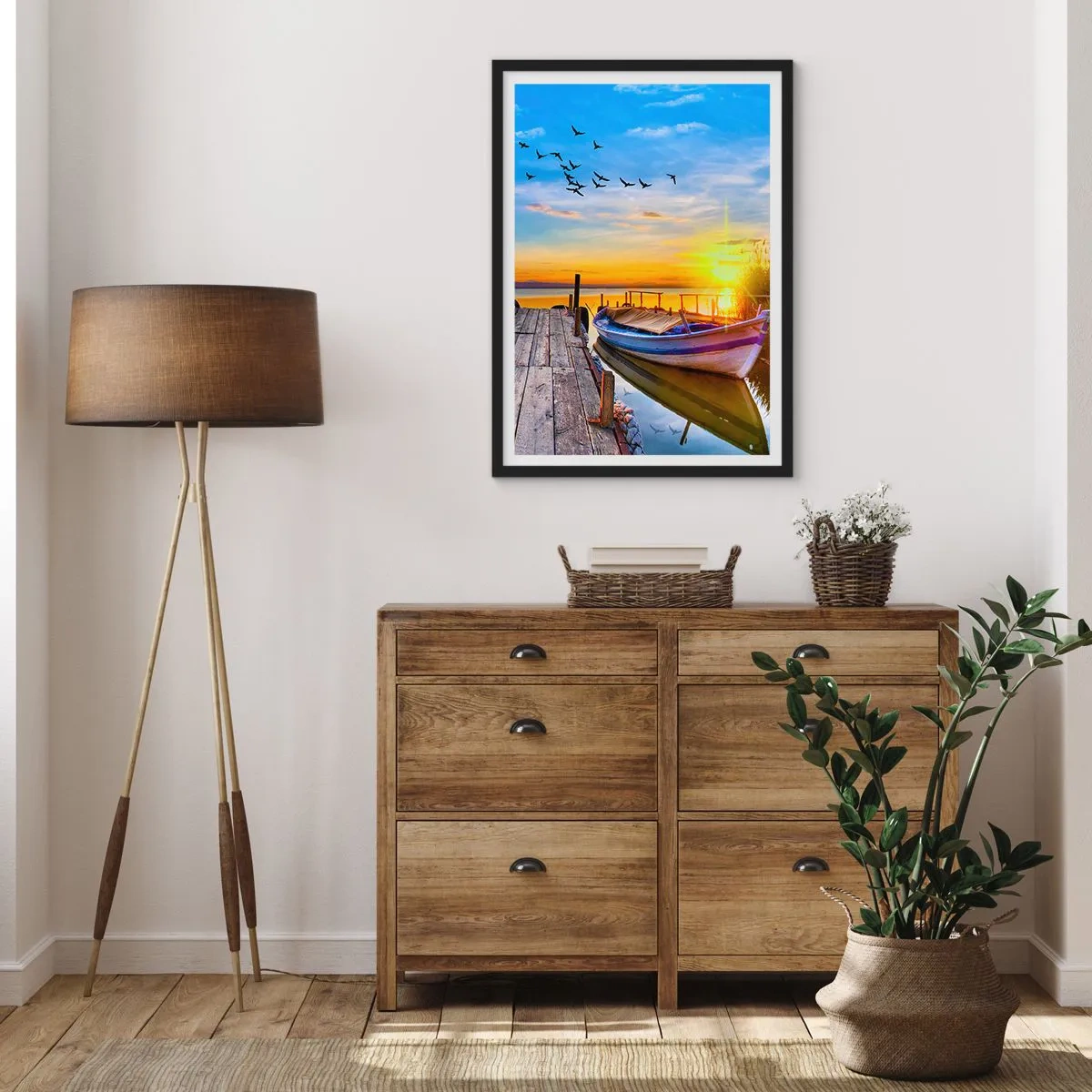 Poster in black frame - Goodbye, See You tomorrow - 61x91 cm