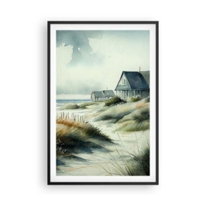 Poster in black frame - Away from the Hustle and Bustle - 61x91 cm