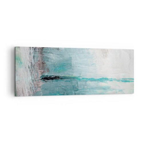 Canvas picture - Horizontally in Blue - 140x50 cm