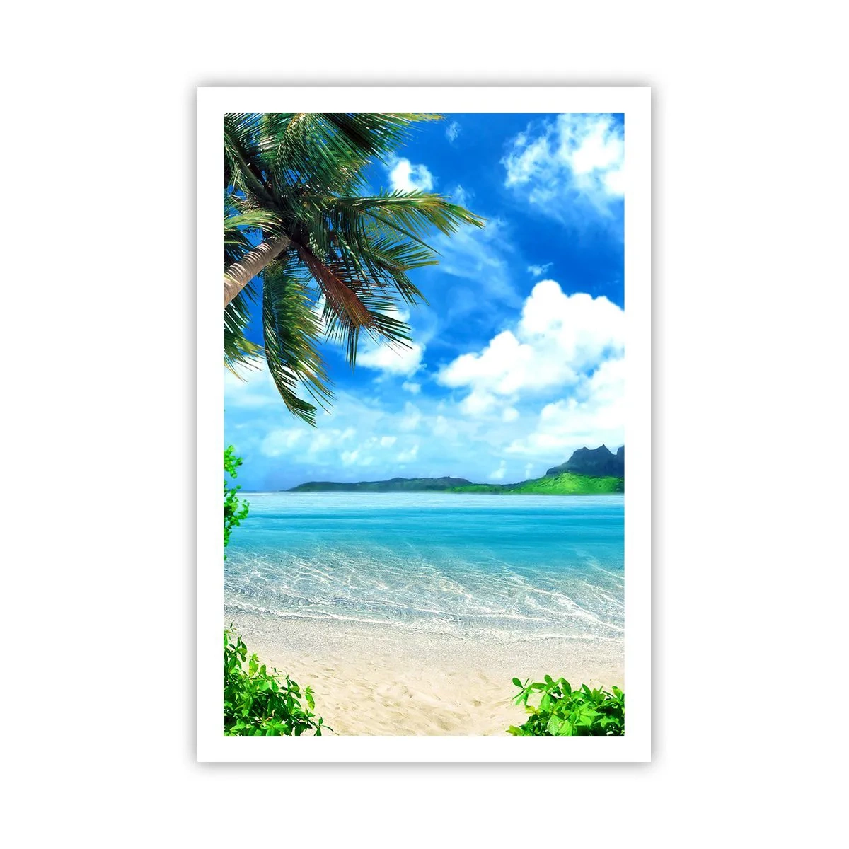 Poster - Blue Tropics - 61x91 cm
