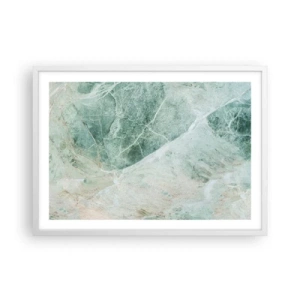 Poster in white frmae - Noble Coolness of a Stone - 70x50 cm