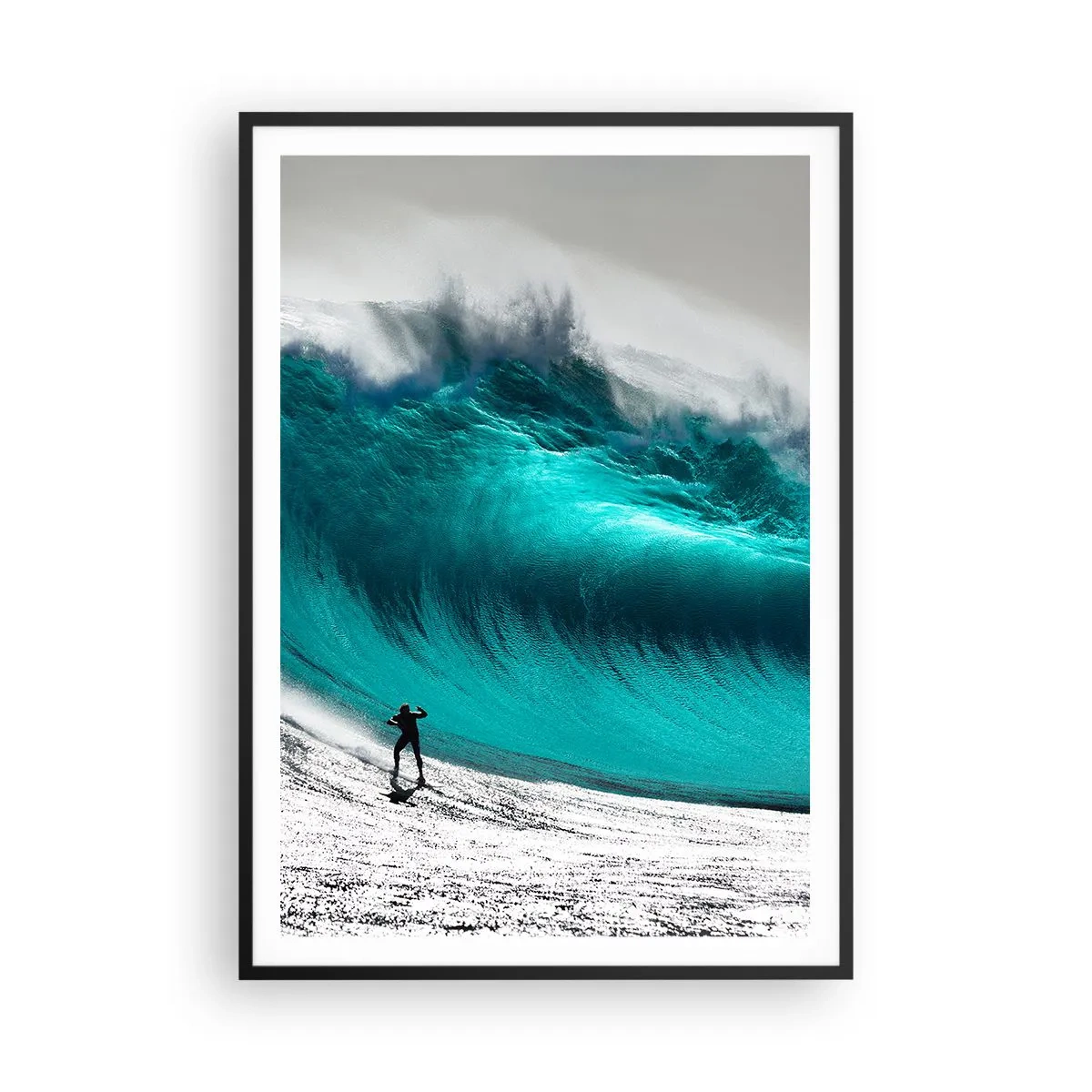 Poster in black frame - Challenge Accepted - 70x100 cm