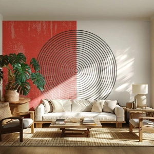 Self-Adhesive Photo Wallpaper Deluxe Sticker - To the Core - Abstraction, Piece, Graphics - 150x105 cm