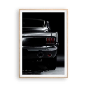 Poster in light oak frame - Charm of the Classic - 70x100 cm